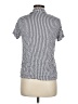 Splendid Stripes Silver Short Sleeve Blouse Size M - photo 2