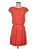 Guess 100% Polyester Solid Orange Casual Dress Size 0 - photo 1