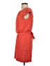 Guess 100% Polyester Solid Orange Casual Dress Size 0 - photo 5