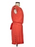 Guess 100% Polyester Solid Orange Casual Dress Size 0 - photo 4