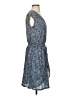 Daisy Fuentes 100% Polyester Tweed Blue Casual Dress Size S - photo 4