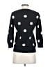 Wallace Polka Dots Solid Black Pullover Sweater Size S - photo 2
