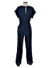 Unbranded 100% Polyester Solid Blue Jumpsuit Size S - photo 2