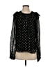 Ann Taylor LOFT Black Long Sleeve Blouse Size S - photo 1