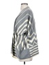 La Fee Verte Chevron-herringbone Gray Poncho Size S - photo 5