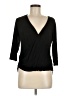 Chico's Black 3/4 Sleeve Top Size Med (1) - photo 1