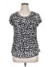 Diana Belle Black Short Sleeve Blouse Size XL - photo 1
