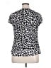 Diana Belle Black Short Sleeve Blouse Size XL - photo 2