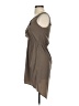 Lush 100% Polyester Solid Brown Casual Dress Size XS - photo 5