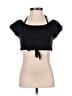 Submarine Black Short Sleeve Top Size S - photo 1