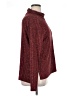 Cloud Chaser Tweed Burgundy Turtleneck Sweater Size XL - photo 4