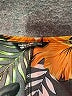 Shein Curve Tropical Black Short Sleeve Blouse Size 2X - photo 4