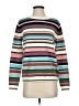 Caslon Stripes Purple Pullover Sweater Size XS - photo 1