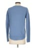 DressBarn 100% Acrylic Solid Blue Pullover Sweater Size S - photo 2