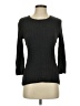 Simply Vera Vera Wang Solid Black Gray Pullover Sweater Size M (petite) - photo 1