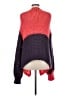 Saachi Color Block Red Cardigan Size M - photo 2