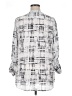 Apt. 9 100% Polyester Silver 3/4 Sleeve Blouse Size XL - photo 2