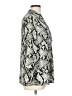 Allison Joy Animal Print Silver 3/4 Sleeve Blouse Size L - photo 4