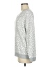 Croft & Barrow Animal Print Silver Pullover Sweater Size M - photo 5