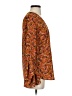 CAbi 100% Polyester Orange Long Sleeve Blouse Size XS - photo 4