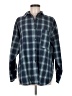 ASOS Design Plaid Blue Long Sleeve Blouse Size 6 - photo 1