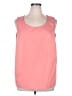 Only Necessities 100% Polyester Pink Sleeveless Top Size 18W - photo 1
