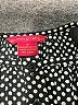 Sunny Leigh 100% Polyester Polka Dots Black 3/4 Sleeve Blouse Size M - photo 7