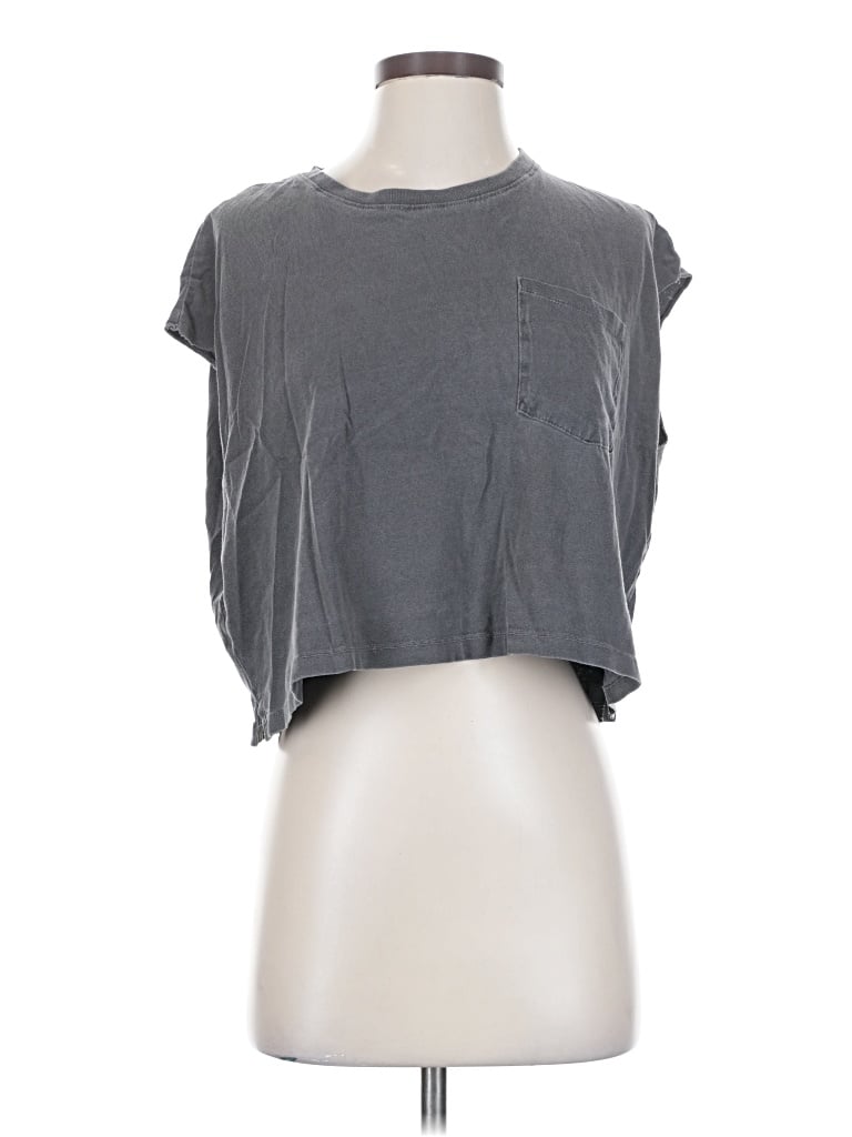 Pre-owned Double Zero Short Sleeve T-shirt In Gray