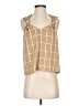 Moodie Tan Sleeveless Blouse Size S - photo 1