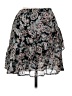 MELLODAY 100% Polyester Paisley Black Casual Skirt Size L - photo 1