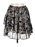 MELLODAY 100% Polyester Paisley Black Casual Skirt Size L - photo 2