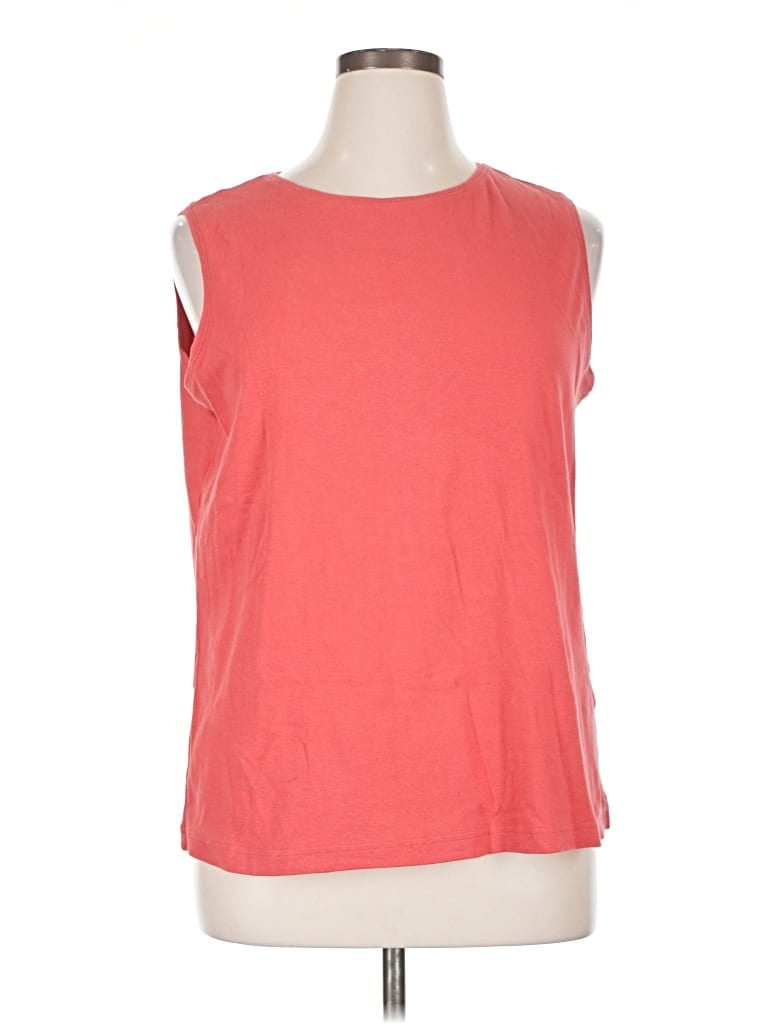 Pre-owned Cj Banks Sleeveless T-shirt In Orange