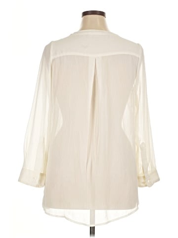 Roaman's 3/4 Sleeve Blouse (view 2)
