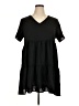 Unbranded Solid Black Casual Dress Size XL - photo 1