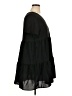 Unbranded Solid Black Casual Dress Size XL - photo 4