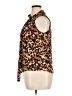 Fleurette Animal Print Brown Sleeveless Blouse Size XL - photo 5