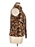 Fleurette Animal Print Brown Sleeveless Blouse Size XL - photo 4