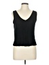 Bacio 100% Viscose Black Sleeveless T-Shirt Size L - photo 1