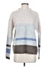Flat White Color Block Gray Pullover Sweater Size S - photo 1