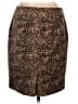 Talbots 100% Cotton Animal Print Brown Casual Skirt Size 10 (petite) - photo 2