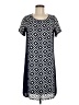 Papermoon Argyle Blue Casual Dress Size M - photo 1
