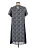 Papermoon Argyle Blue Casual Dress Size M - photo 2