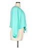 Self Esteem 100% Polyester Teal 3/4 Sleeve Blouse Size XL - photo 4
