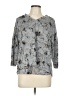 Onque Casuals Gray 3/4 Sleeve Blouse Size L - photo 1