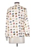 Talbots 100% Polyester Ivory 3/4 Sleeve Blouse Size S (petite) - photo 2