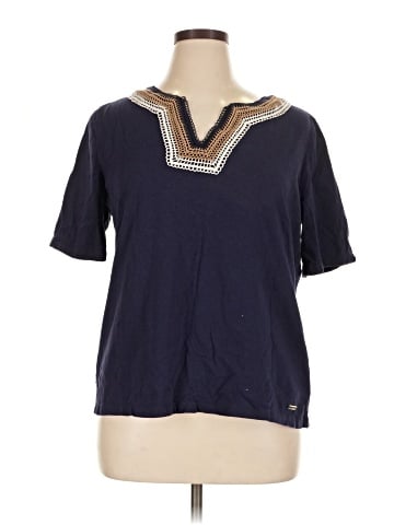 Jones New York Signature Short Sleeve Blouse (view 1)