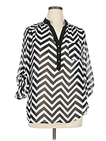 Heart Soul 3/4 Sleeve Blouse (view 1)