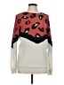 My Story Animal Print Ivory Red Pullover Sweater Size M - photo 1