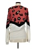 My Story Animal Print Ivory Red Pullover Sweater Size M - photo 2