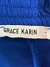 Grace Karin Solid Blue Track Pants Size L - photo 7